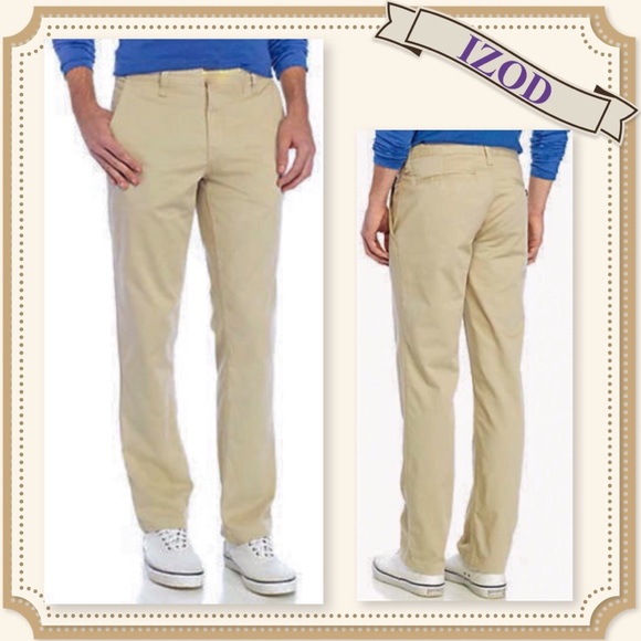 izod relaxed fit pants